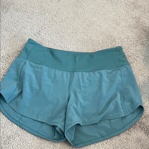 lululemon athletica Teal Athletic Shorts